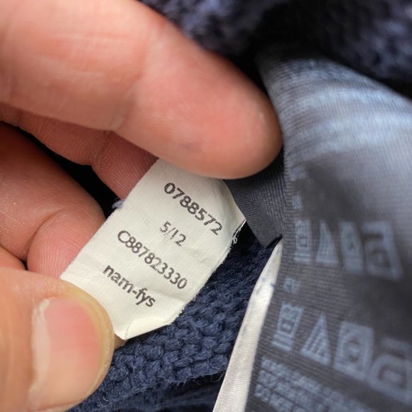 Tommy Hilfiger Sweater Men Small S Navy Blue Knit Shawl Neck Casual Pullover - Picture 7 of 11